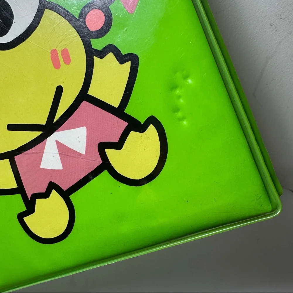 Vintage Sanrio Keroppi Keroleen Notebook Binder 1993 Green Frog Hello Kitty 90s